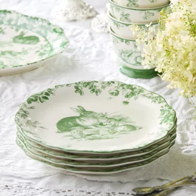 Certified International Le Jardin 4-pc. Stoneware Dinner Plate