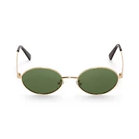 BCBGeneration Slim Metal Womens Uv Protection Oval Sunglasses