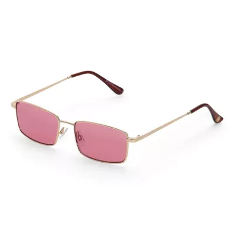 BCBGeneration Metal Womens Uv Protection Rectangular Sunglasses