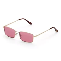 BCBGeneration Metal Womens Uv Protection Rectangular Sunglasses