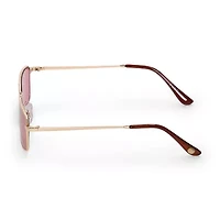 BCBGeneration Metal Womens Uv Protection Rectangular Sunglasses