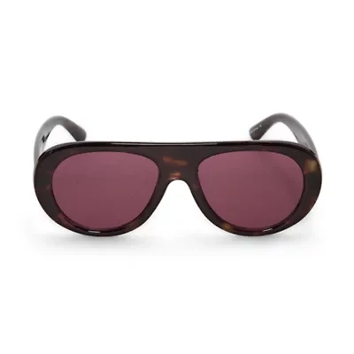 BCBGeneration Oversized Plastic Womens Uv Protection Aviator Sunglasses