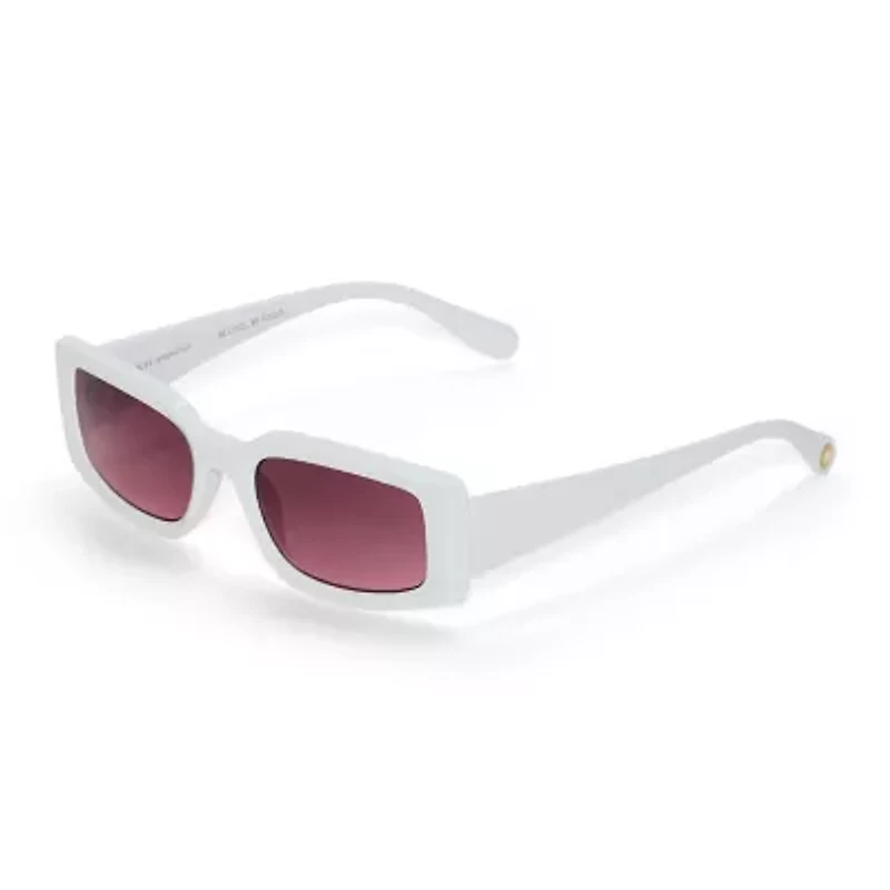 BCBGeneration Midsize Womens Uv Protection Rectangular Sunglasses