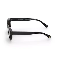 BCBGeneration Retro Wayfarer Womens Uv Protection Square Sunglasses