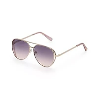 BCBGeneration With Cut-Out Detail Womens Uv Protection Aviator Sunglasses