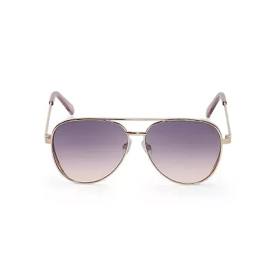 BCBGeneration With Cut-Out Detail Womens Uv Protection Aviator Sunglasses
