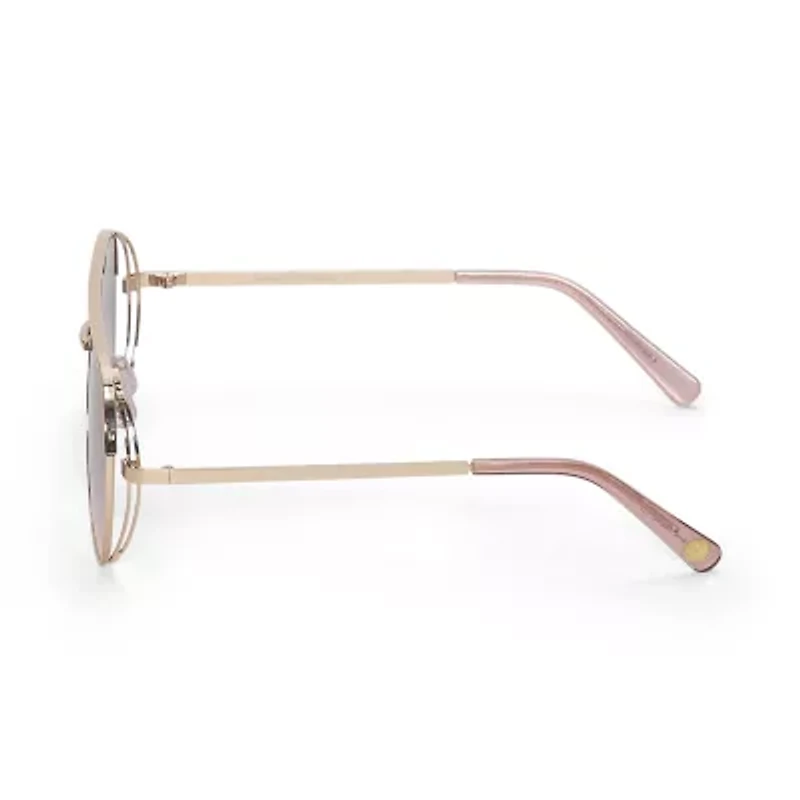 BCBGeneration With Cut-Out Detail Womens Uv Protection Aviator Sunglasses