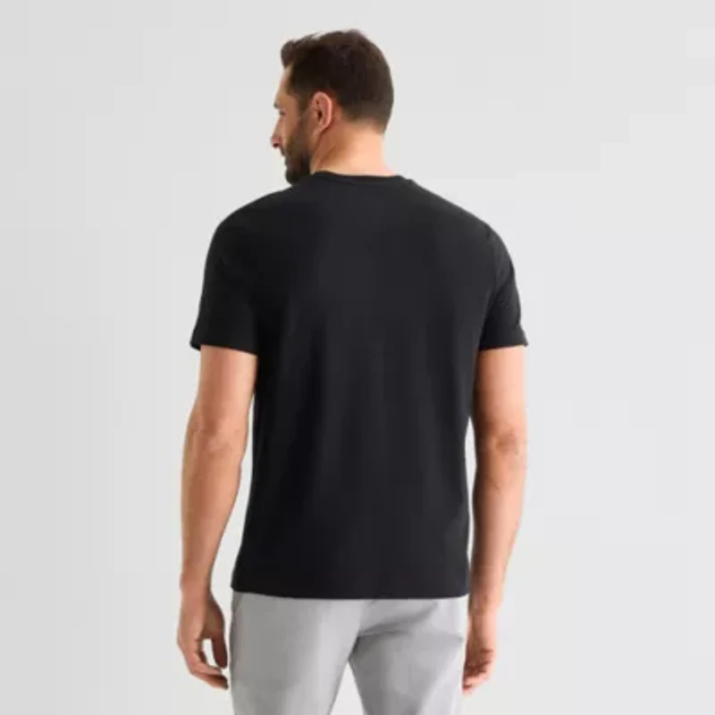 St. John's Bay Super Soft Mens Crew Neck Short Sleeve Stretch Fabric T-Shirt