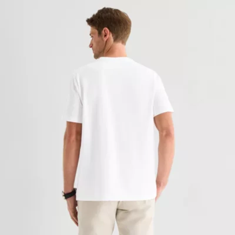 St. John's Bay Super Soft Mens Crew Neck Short Sleeve Stretch Fabric T-Shirt