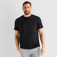 St. John's Bay Super Soft Mens Crew Neck Short Sleeve Stretch Fabric T-Shirt