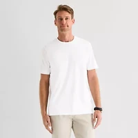 St. John's Bay Super Soft Mens Crew Neck Short Sleeve Stretch Fabric T-Shirt