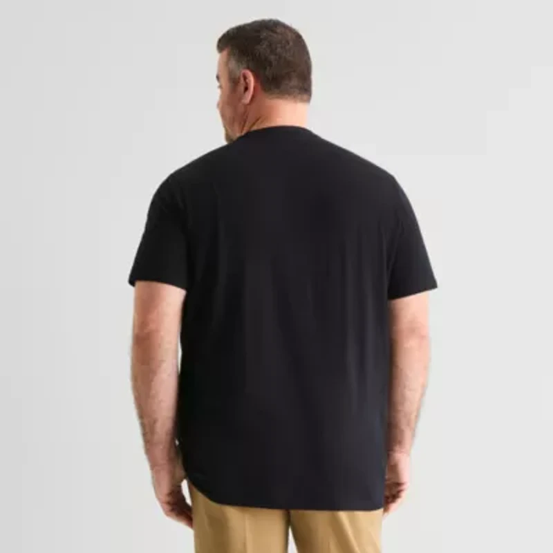 St. John's Bay Super Soft Mens Crew Neck Short Sleeve Quick Dry Big and Tall T-Shirt