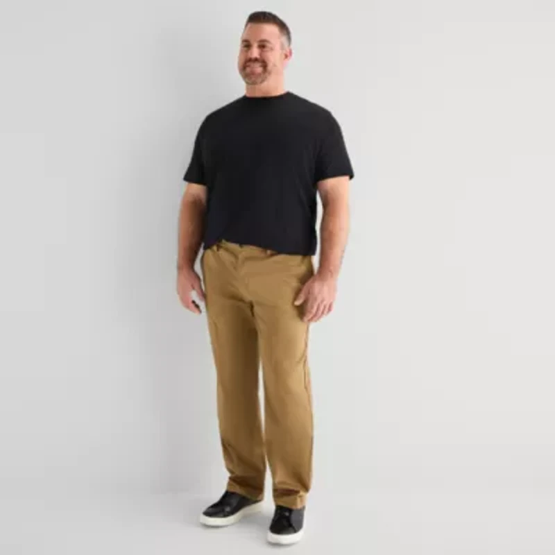 St. John's Bay Super Soft Mens Crew Neck Short Sleeve Quick Dry Big and Tall T-Shirt