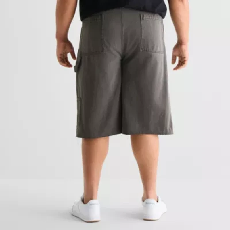 Arizona Super Baggy Fit Mens 12" Mid Rise Big and Tall Denim Short