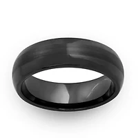 Mens 6MM Ceramic Wedding Band