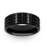 Mens 6MM Stainless Steel Wedding Band