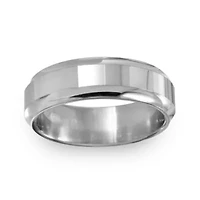 Mens 7MM Titanium Wedding Band