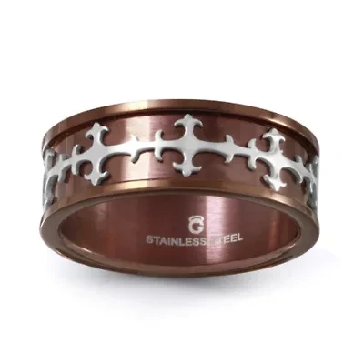Mens 6MM Stainless Steel Wedding Band