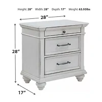 Signature Design by Ashley® Kaelyn 3-Drawer Nightstand
