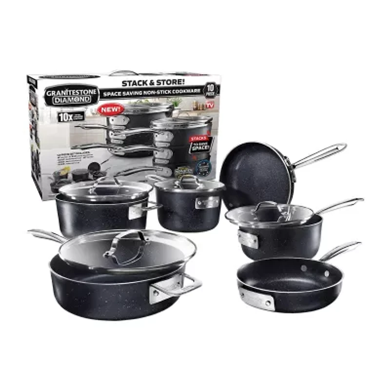 Granitestone 10-pc. Non-Stick Cookware Set
