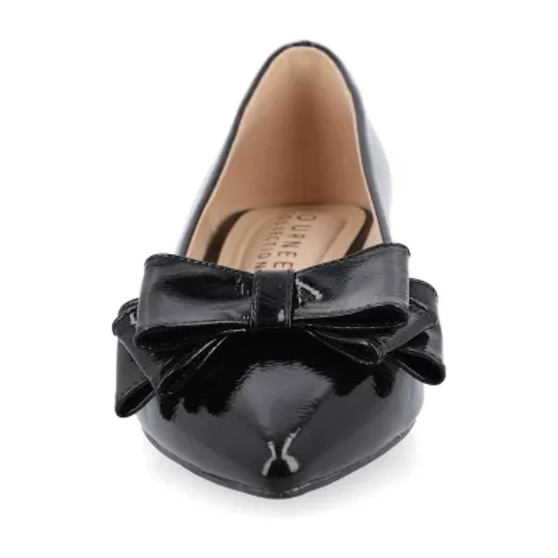 Journee Collection Ophelia Womens Pointed Closed Toe Ballet Flats