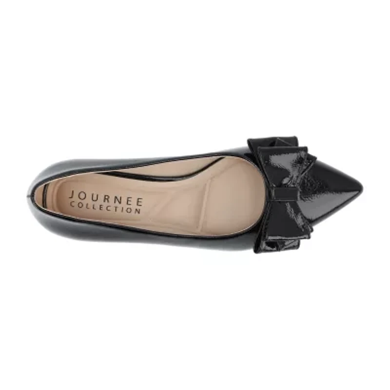 Journee Collection Ophelia Womens Pointed Closed Toe Ballet Flats