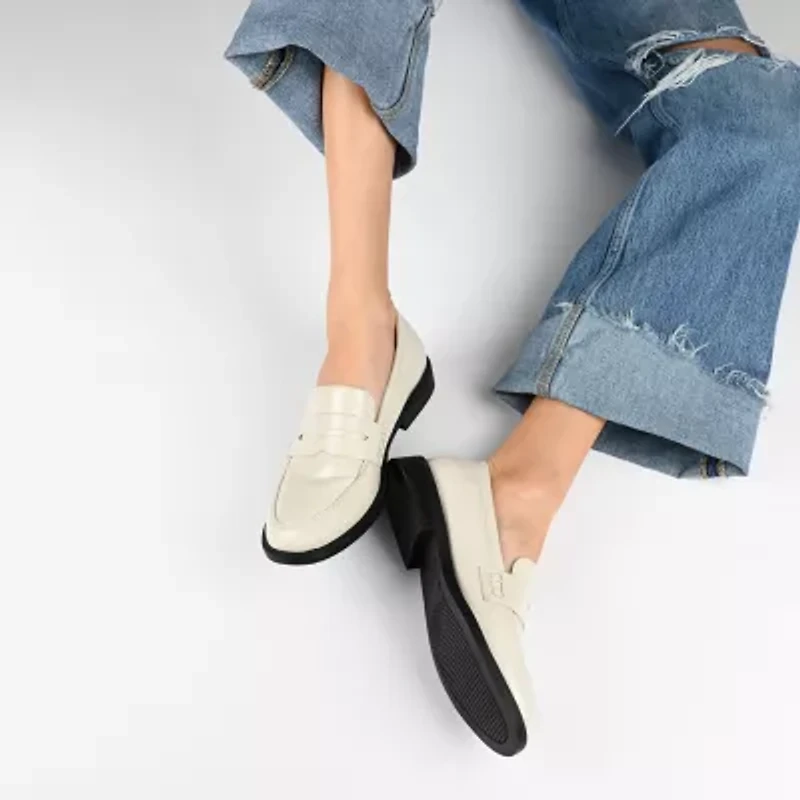 Journee Collection Raichel Womens Moc Closed Toe Loafers