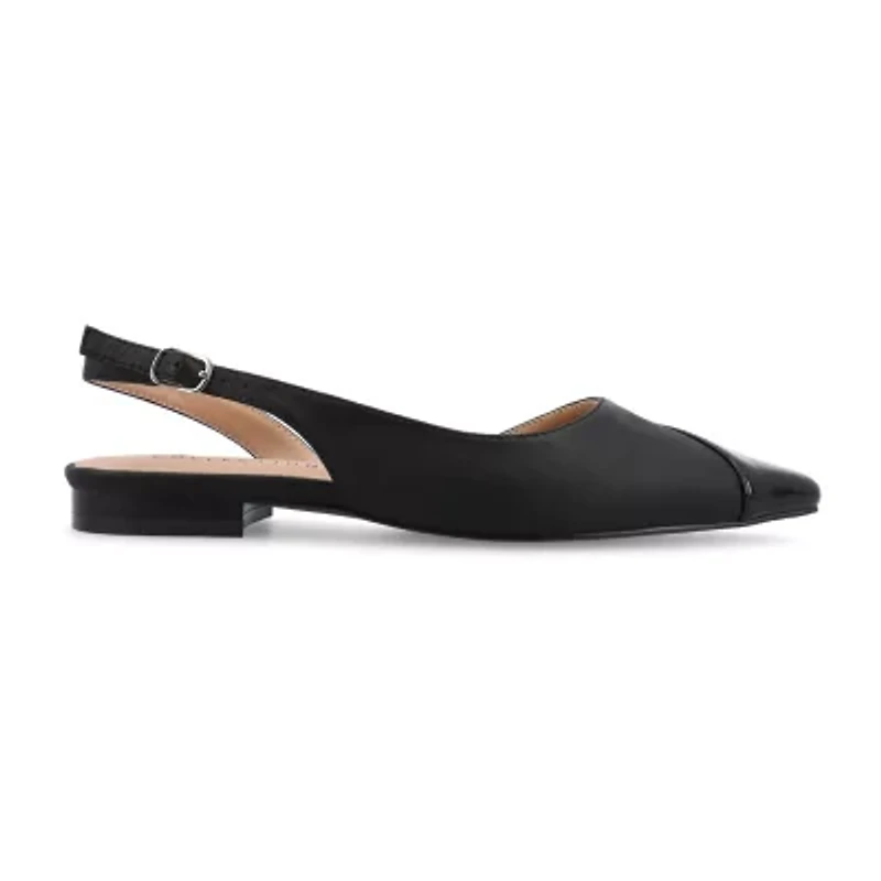 Journee Collection Daphnne Womens Pointed Closed Toe Ballet Flats