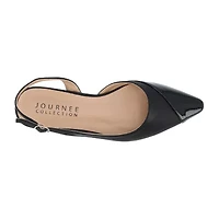 Journee Collection Daphnne Womens Pointed Closed Toe Ballet Flats