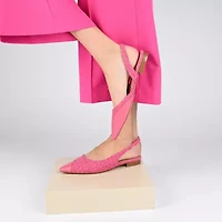 Journee Collection Daphnne Womens Pointed Closed Toe Ballet Flats