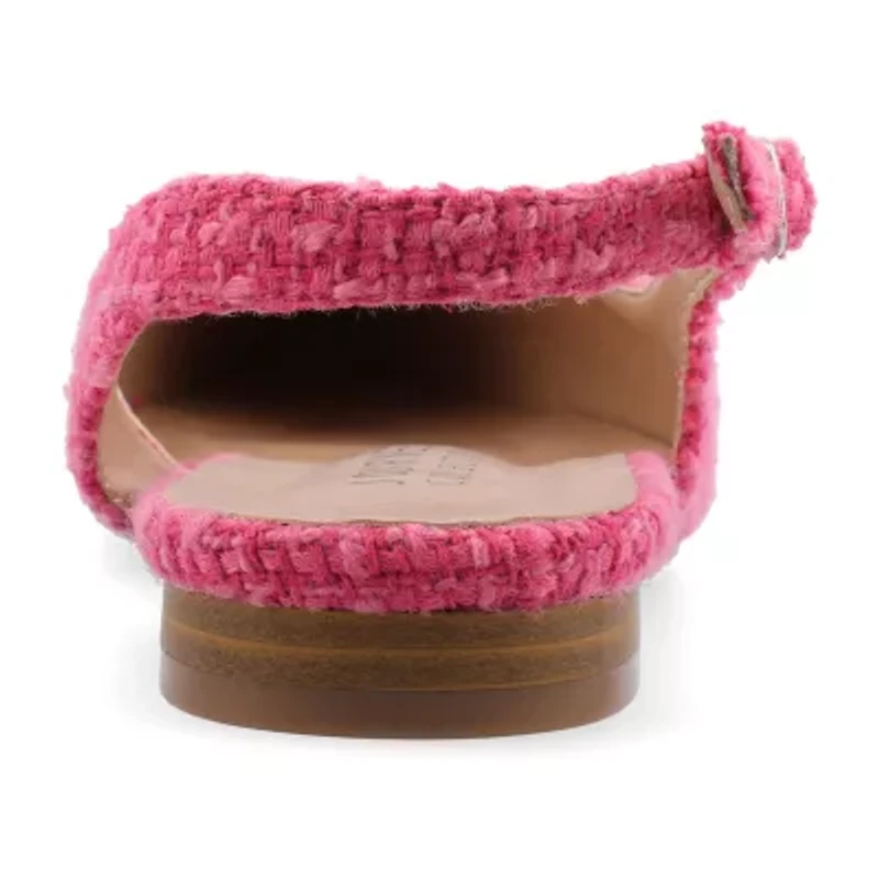 Journee Collection Daphnne Womens Pointed Closed Toe Ballet Flats