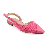 Journee Collection Daphnne Womens Pointed Closed Toe Ballet Flats