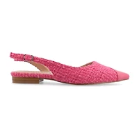 Journee Collection Daphnne Womens Pointed Closed Toe Ballet Flats