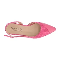 Journee Collection Daphnne Womens Pointed Closed Toe Ballet Flats