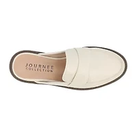 Journee Collection Miycah Womens Moc Closed Toe Slip-On Shoe