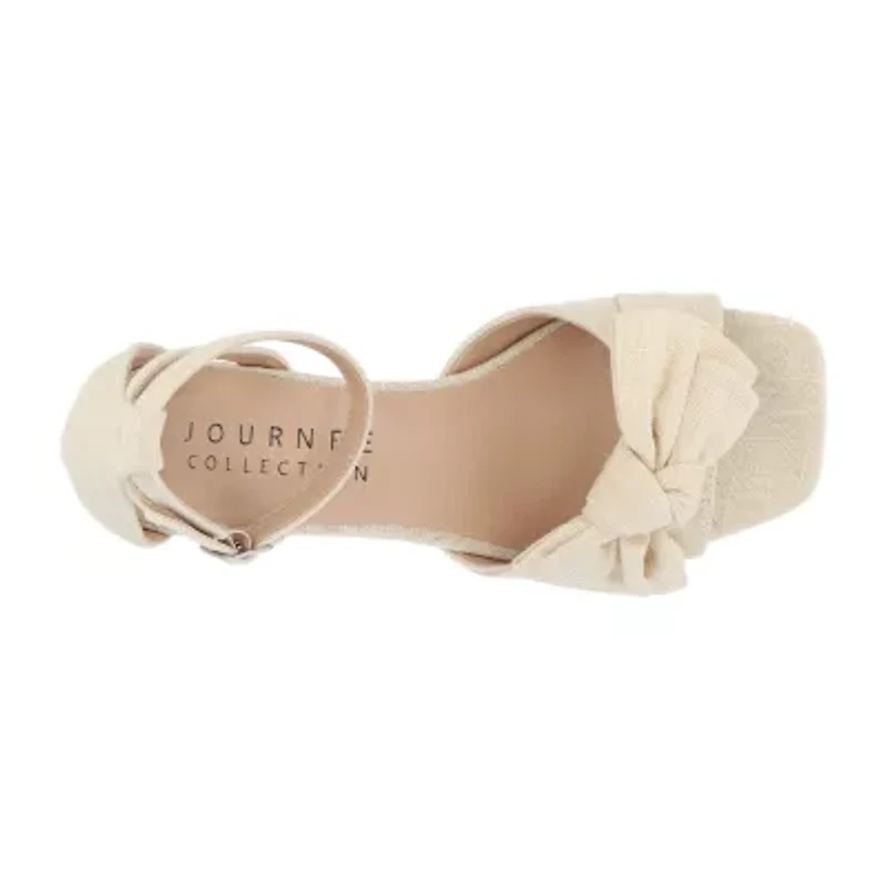 Journee Collection Womens Zevi Heeled Sandals