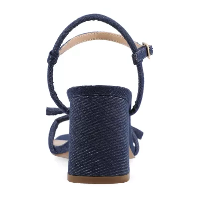 Journee Collection Womens Meryl Heeled Sandals