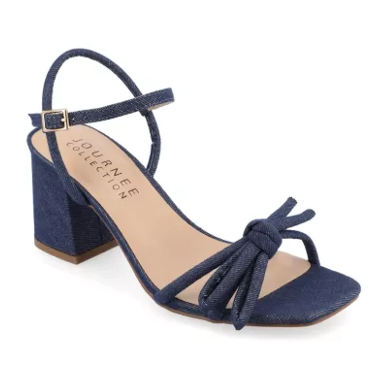 Journee Collection Womens Meryl Heeled Sandals