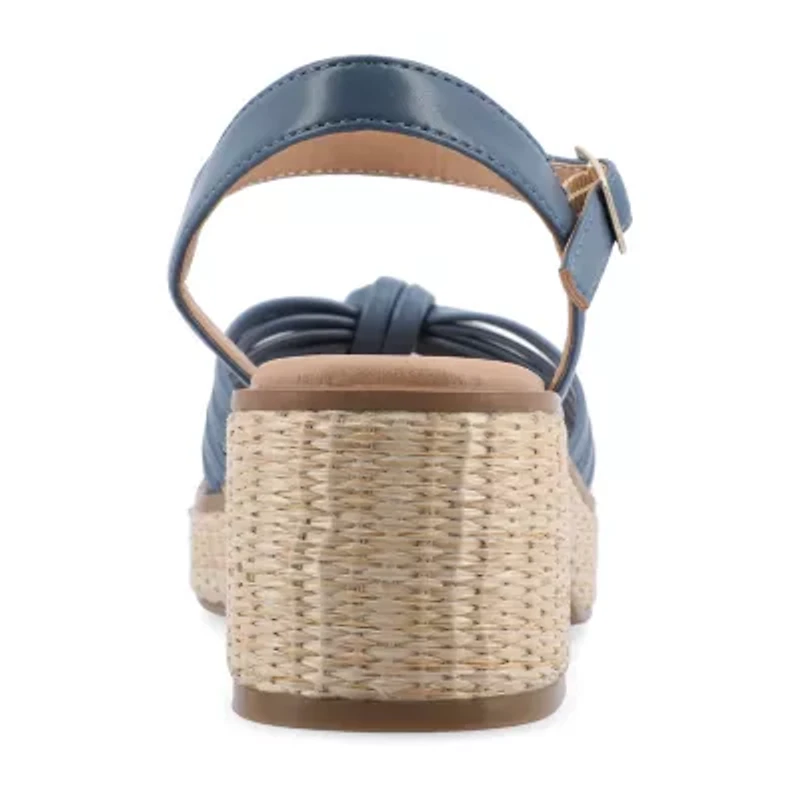 Journee Collection Womens Hally Heeled Sandals