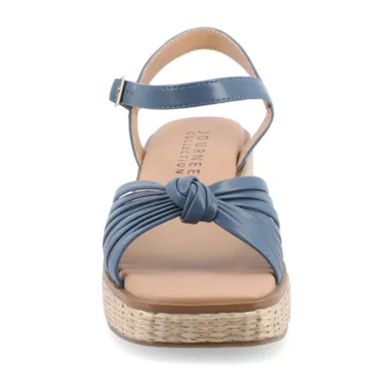 Journee Collection Womens Hally Heeled Sandals