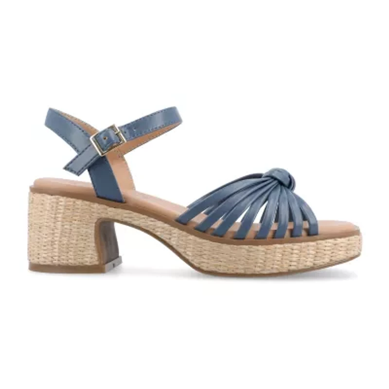Journee Collection Womens Hally Heeled Sandals