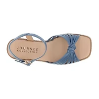 Journee Collection Womens Hally Heeled Sandals