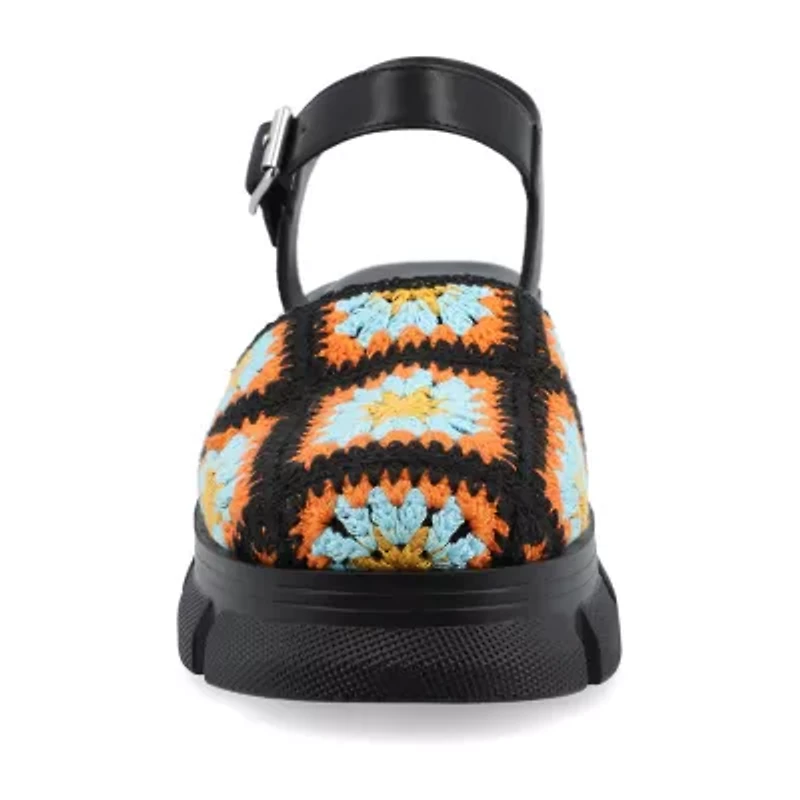 Journee Collection Womens Dorit Heeled Sandals