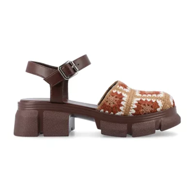 Journee Collection Womens Dorit Heeled Sandals