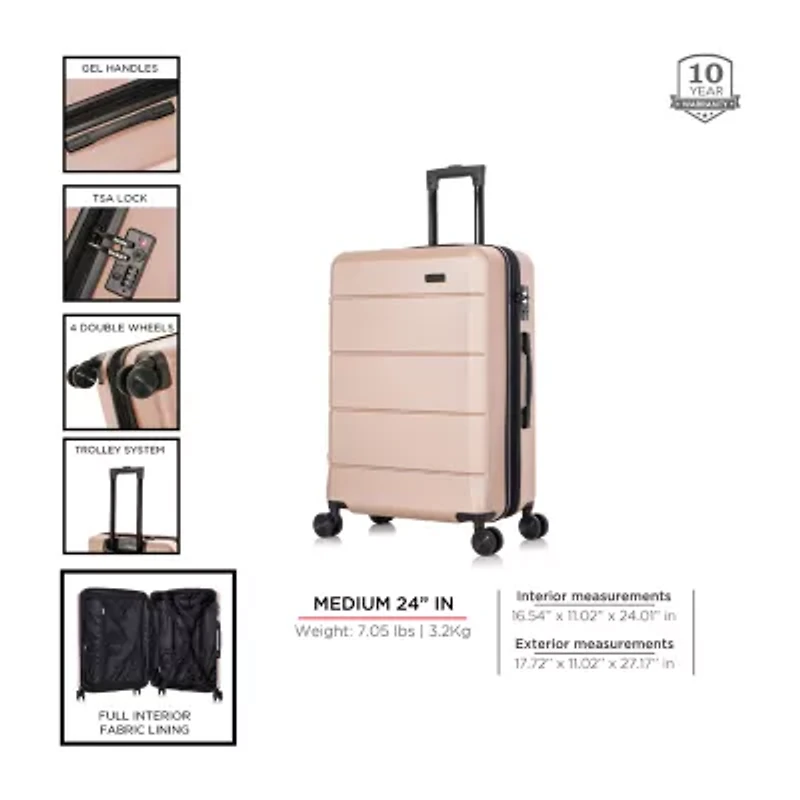 InUSA Elysian 24" Hardside Expandable Spinner Luggage