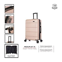InUSA Elysian 24" Hardside Expandable Spinner Luggage