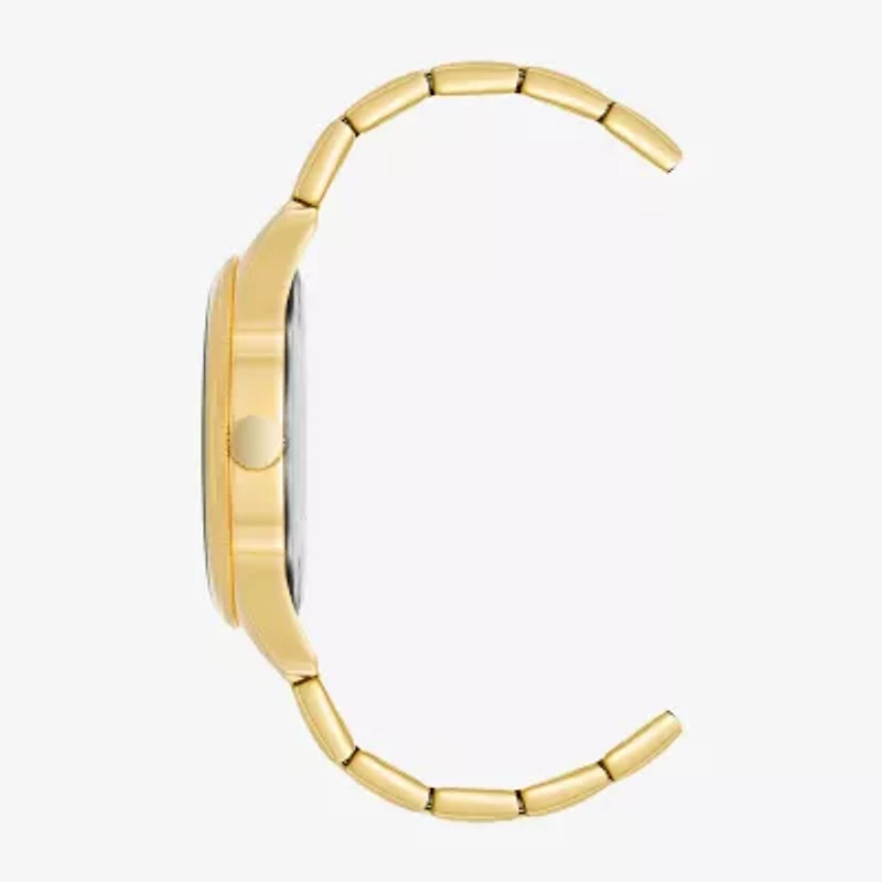 Armitron Mens Gold Tone Stainless Steel Bracelet Watch 20/5597bkgp
