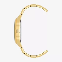 Armitron Mens Gold Tone Stainless Steel Bracelet Watch 20/5597bkgp