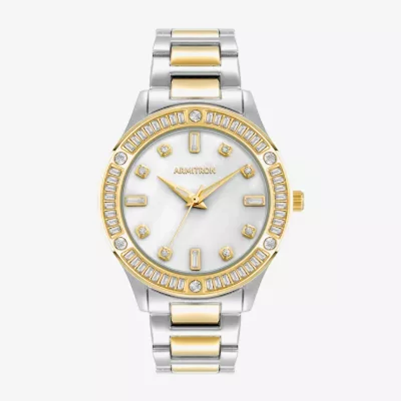 Armitron Womens Two Tone Bracelet Watch 75/5924mptt
