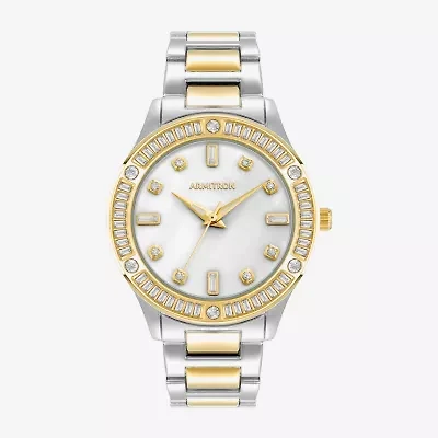 Armitron Womens Two Tone Bracelet Watch 75/5924mptt